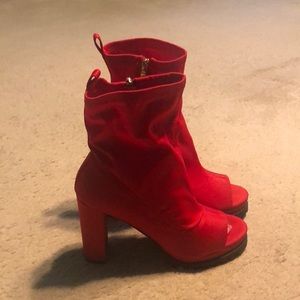 Women’s Red Booties